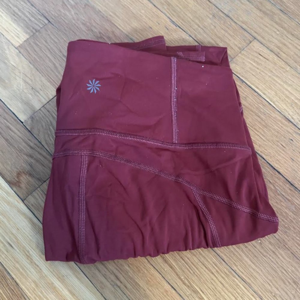 Athleta Maroon leggings